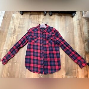 Urban Heritage Red and Black Plaid Shirt